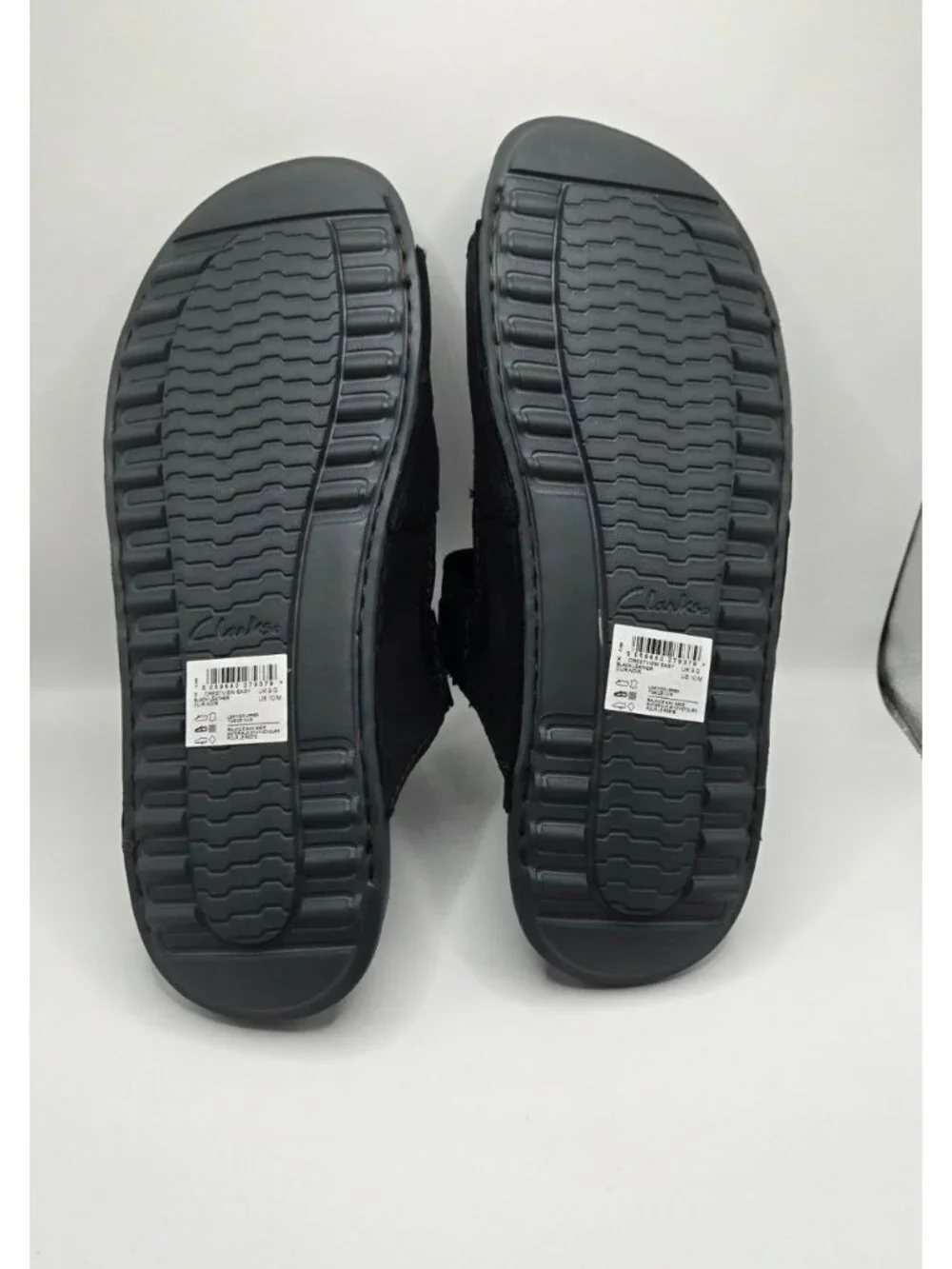 Clarks Collection Crestview Easy Slide Sandals black men's size 10M
